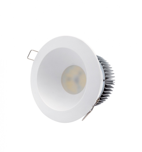 flood beam angle, own light with integrated power supply, round panel light, wide beam angle